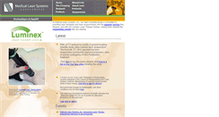 Desktop Screenshot of medicallasersystems.com